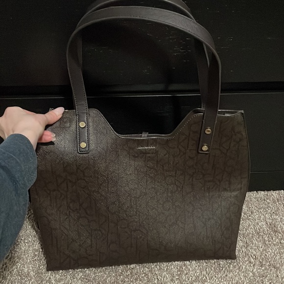 Calvin Klein Monogram Tote Bag - Picture 3 of 7